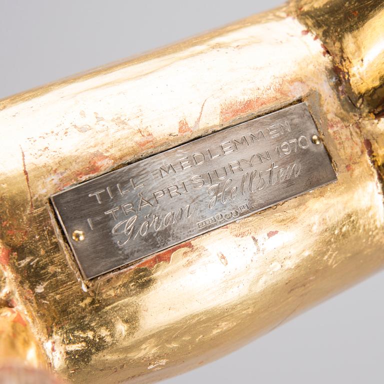 DALAHÄSTAR, 2 st, trä. 1900-talets mitt och 1970-tal.