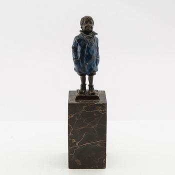 Franz Bergmann, figurin signerad.