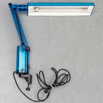 TOM AHLSTRÖM & HANS ERICH, table light, plastic, "Lucifer", A&E design, Fagerhult, designed in 1975.
