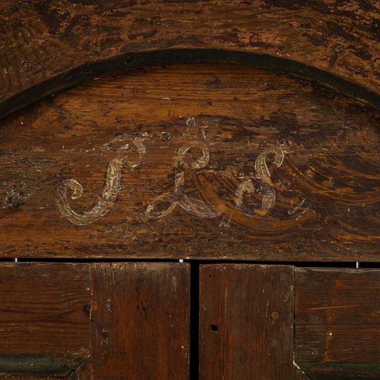 A 19th Century Wall Cabinet.