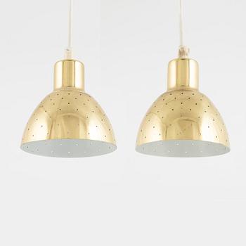 Hans-Agne Jakobsson, a pair of ceiling/window lamps, Markaryd, Sweden,