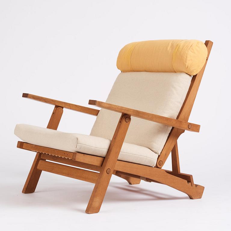 Hans J. Wegner, Folding armchair, model "AP-72", Anders Pedersen AP Stolen Denmark 1960s.