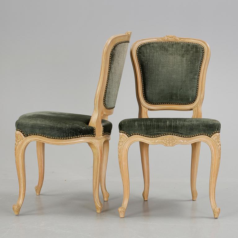 MATSALSGRUPP, 8 delar. Rokokostil, 1900-talets andra hälft.