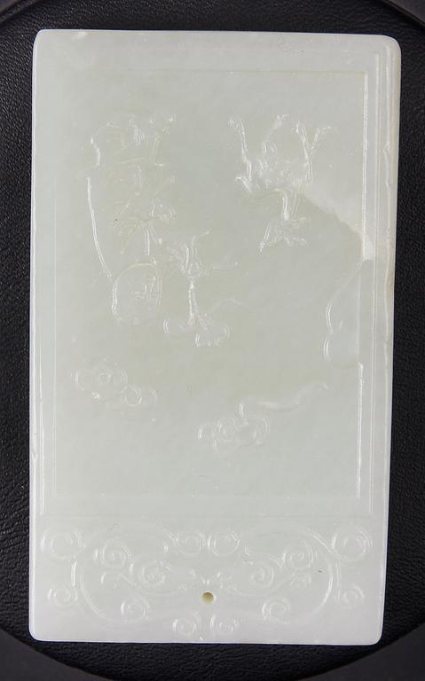 HÄNGE, jade, Kina. 1900-tal.