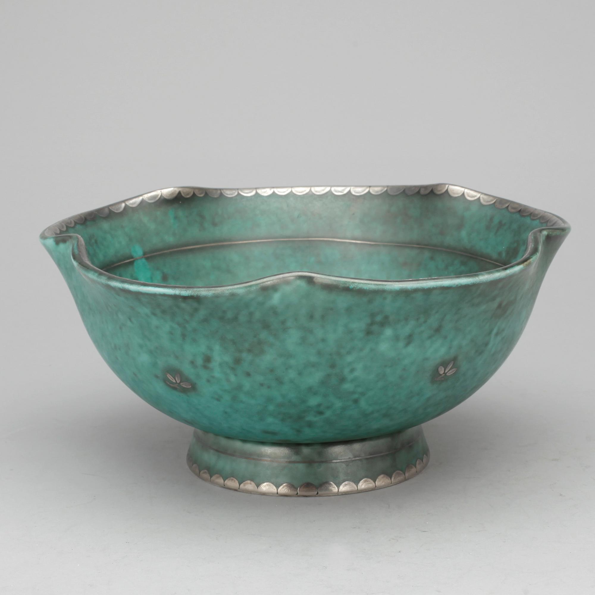 SKÅL, stengods, "Argenta", Wilhelm Kåge, Gustavsberg.1934.