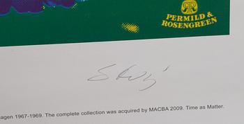 STURE JOHANNESSON, efter, affisch, Museu d'Art Contemporani de Barcelona, 2009. Signerad.