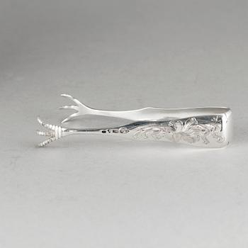 SOCKERSKRIN, silver, Gustaf Folcker, Stockholm 1824. Vikt ca 795 gram.