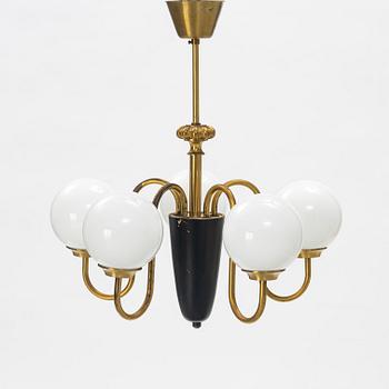 A Swedish Modern ceiling lamp, mid 20th Century.