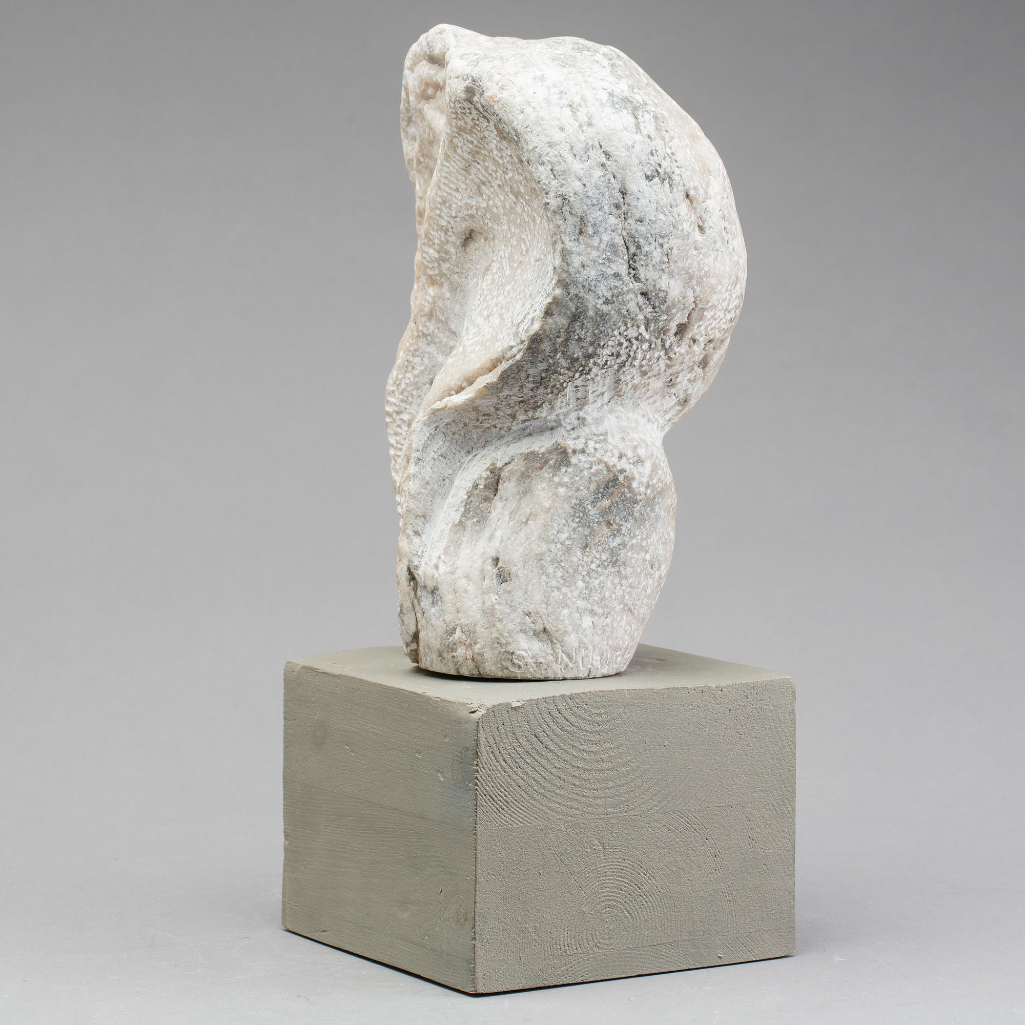 STAFFAN NIHLÉN, skulptur signerad sten.