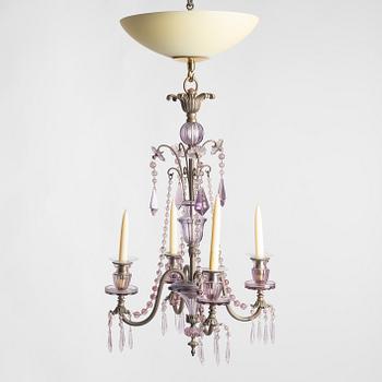 Chandelier, first half of the 20th century.