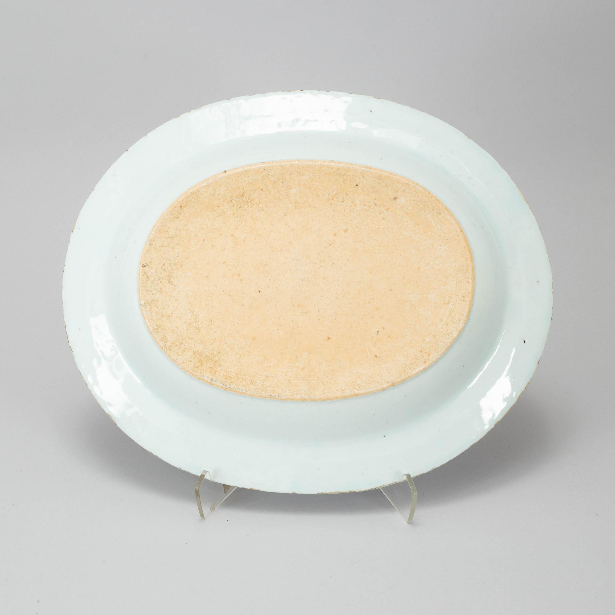 A blue and white "Fitz-Hugh part dinner service, Qing dynasty, Qianlong (1736-95). (23 pieces).