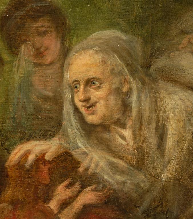 Elias Martin, "En dygdig menniskas sjuksäng".