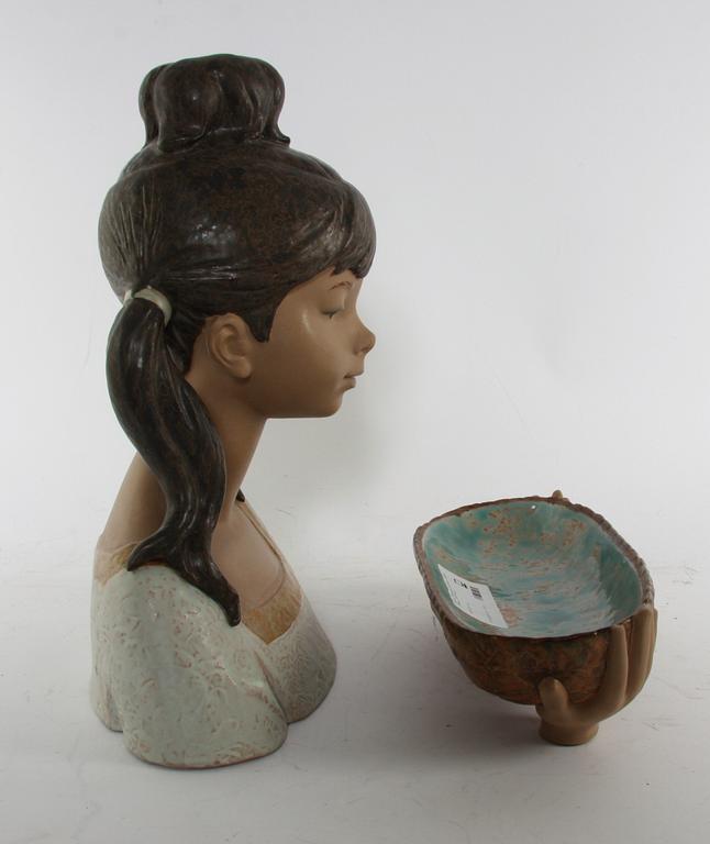 FIGURIN, porslin, Lladro, 2 del, 1970-tal.