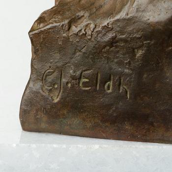 Carl Eldh, "Sittande flicka".