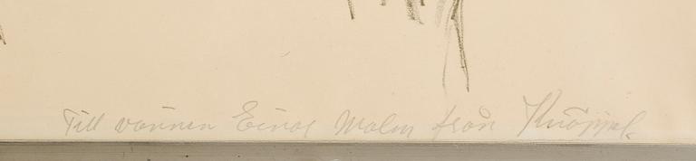 ARVID KNÖPPEL, skulptur, brons, signerad, gjutarmärkt Herman Bergman Fud.