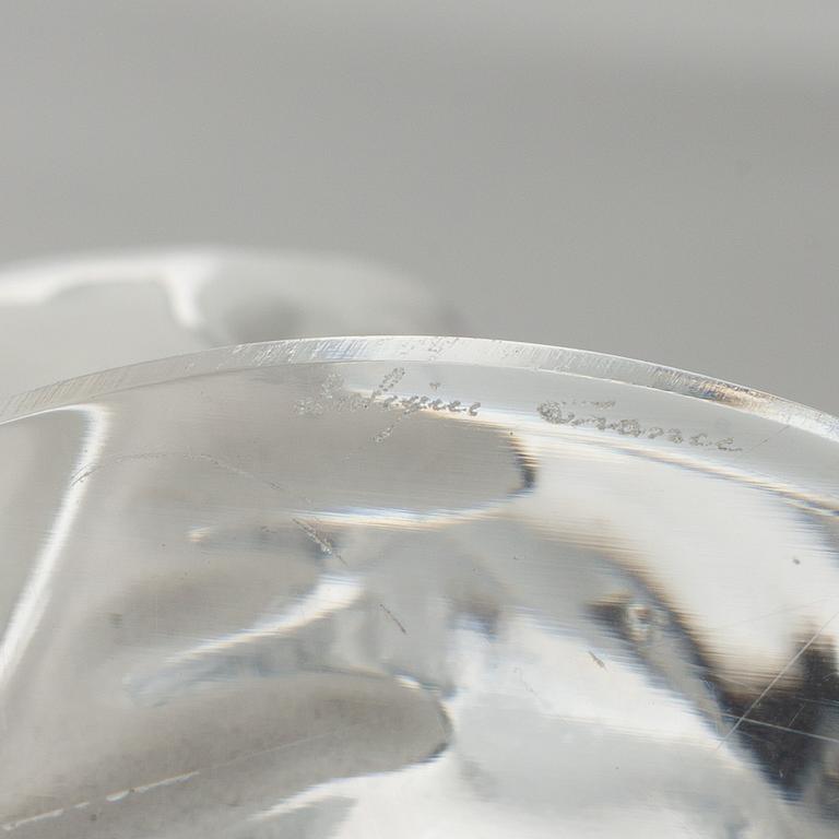 Marc Lalique, a 'Champs-Élysées' glass bowl, France.