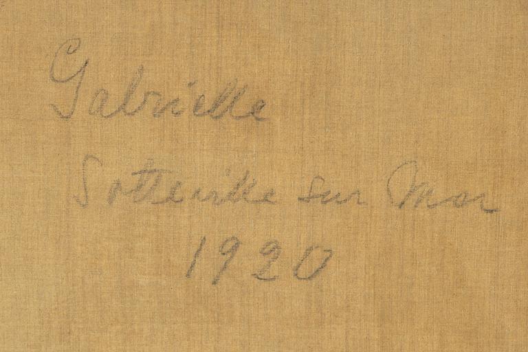 Birger Simonsson, oil on canvas, signed BS.