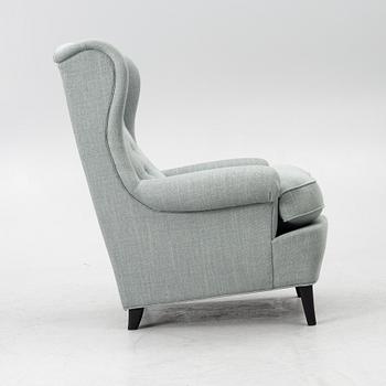 Carl Malmsten, Fåtölj, ”Häggbom”, O.H.Sjögren, Tranås, 2022.