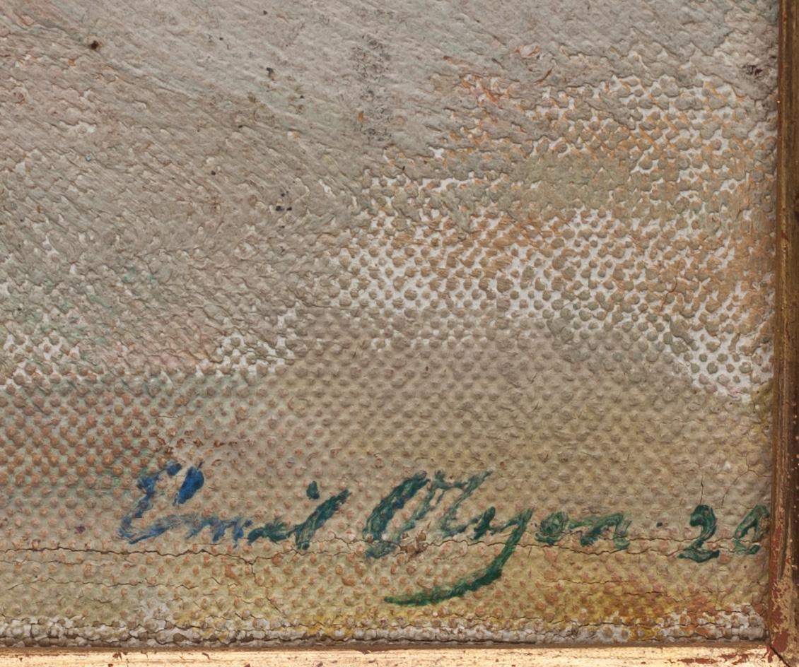 EMIL OLSSON, olja på duk, signerad och daterad 1920(?).