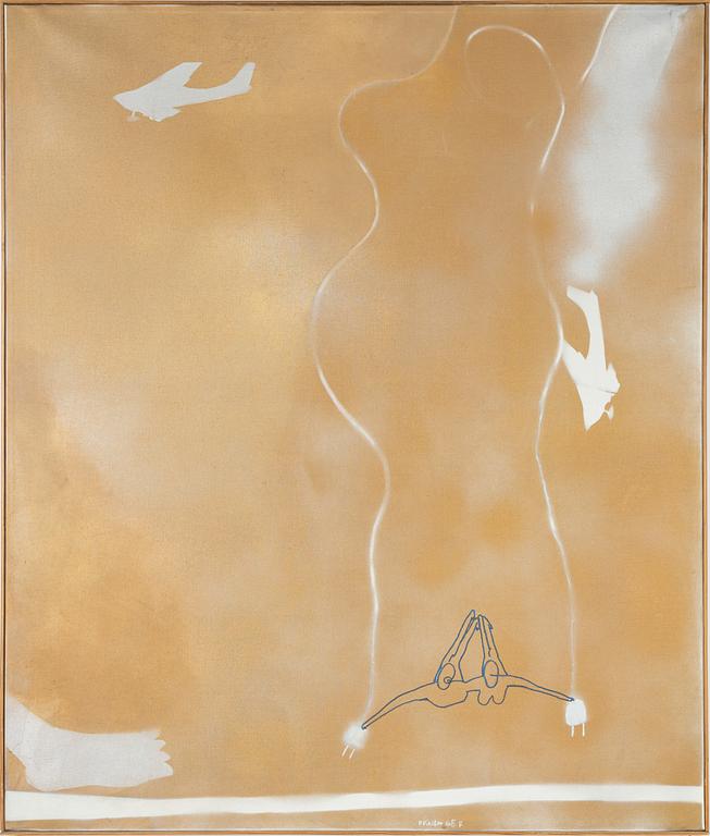 Hans Viksten, oil on canvas, signed and dated -68 F. (Fågelbro).