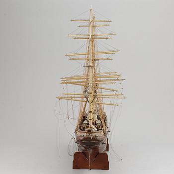 A late 1800's model ship.