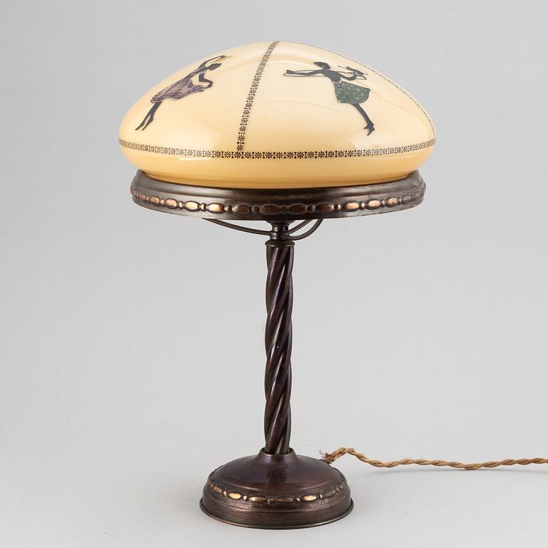 a 1920's table lamp.
