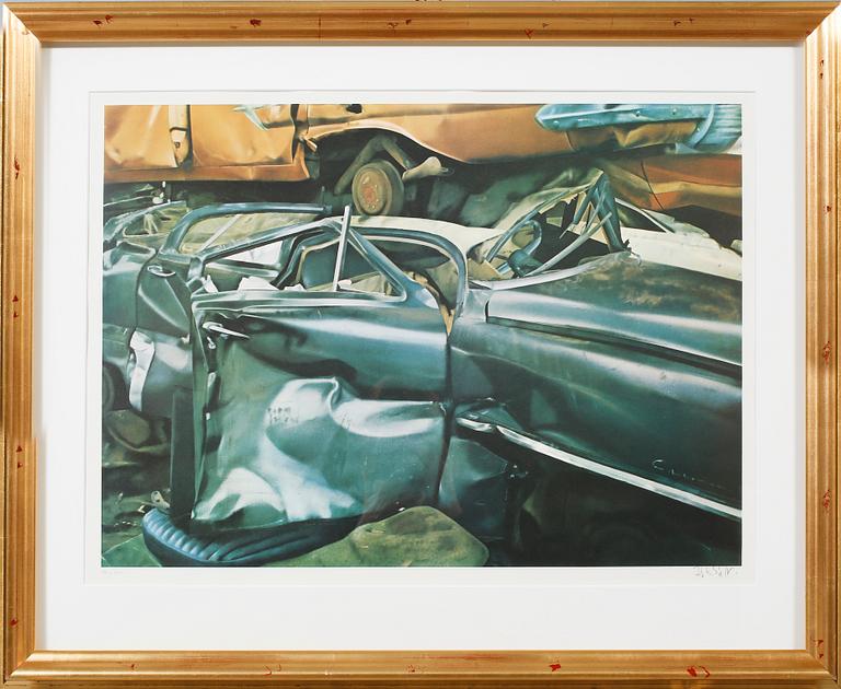 JOHN SALT, offsetlitografi, signerad och numrerad 142/150.