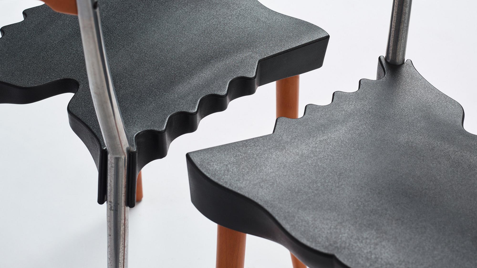 Borek Sipek, 6 "Sedlak" chairs for Vitra, post 1992.