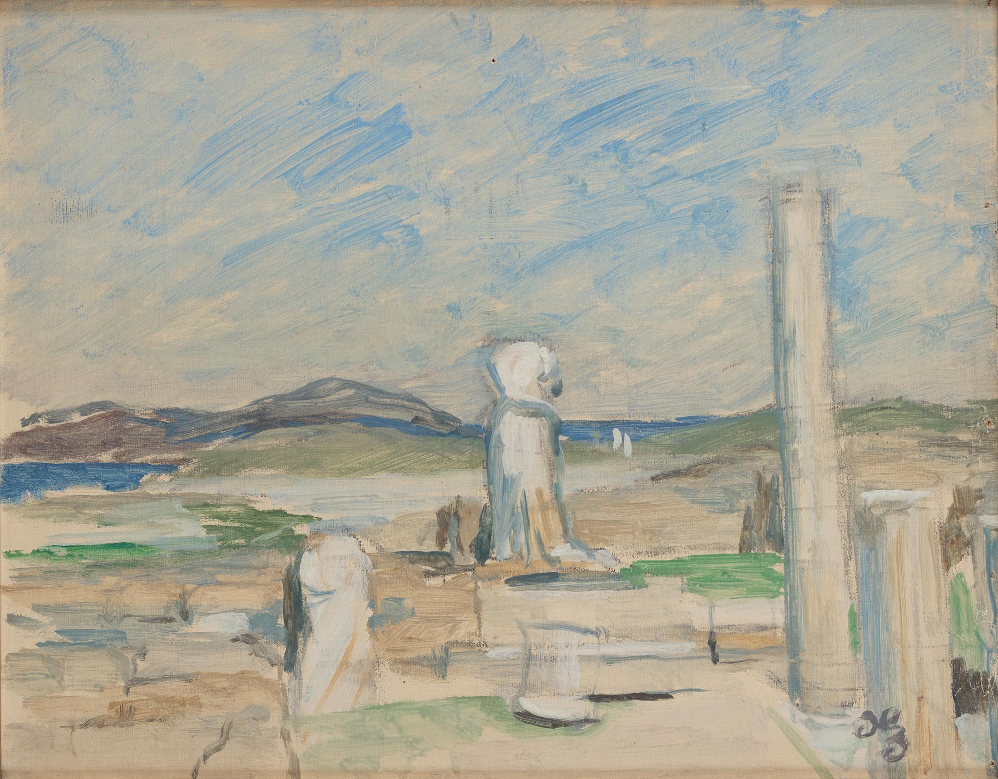 HUGO ZUHR, oil on canvas, signed and dated 1938 on verso.