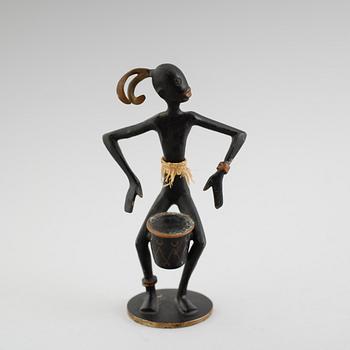 FIGUR, brons, Karl Weiler, Pforzheim, Österrike, 1900-talets mitt.