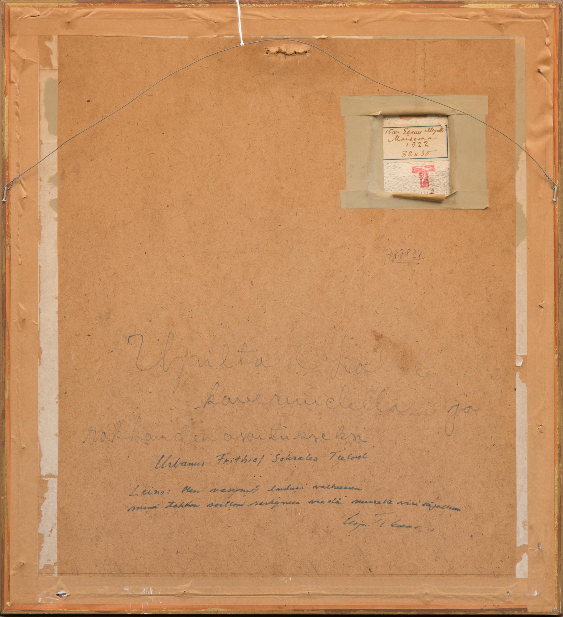 mixed media, signed and dated -22.