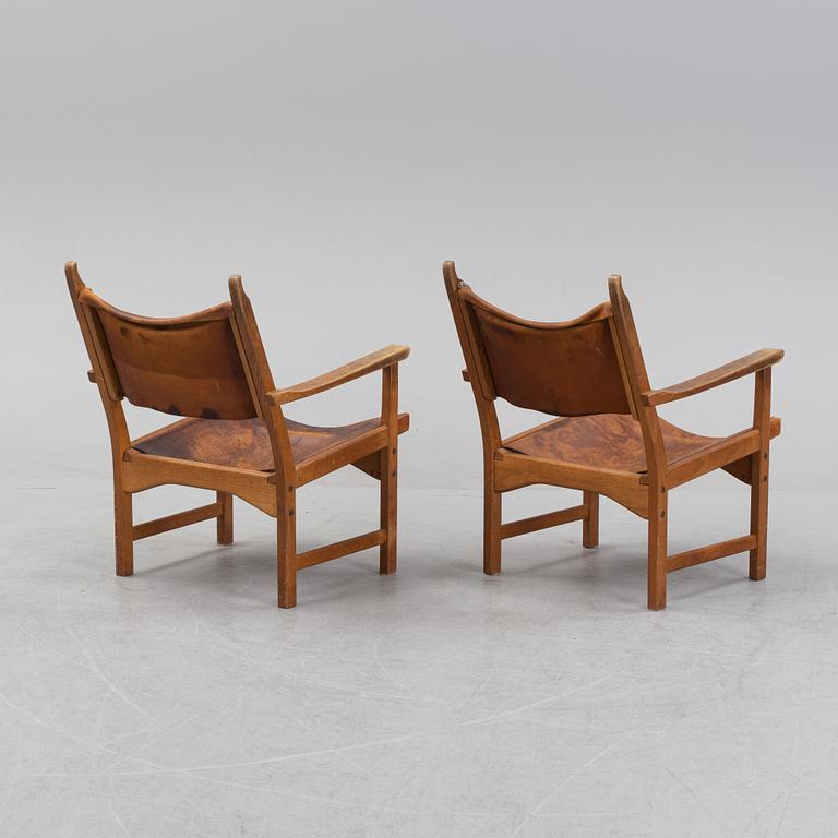 Carl Malmsten och Yngve Ekström, fåtölj, "Caryngo", ESE-möbler, Vaggeryd, 1955.