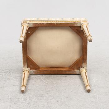 Stool, Gustavian, second half of the 18th century.