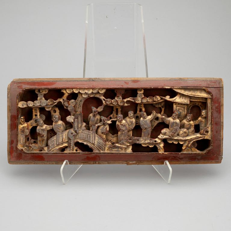 RELIEFER, 2 st. Kina. Modern tillverkning.