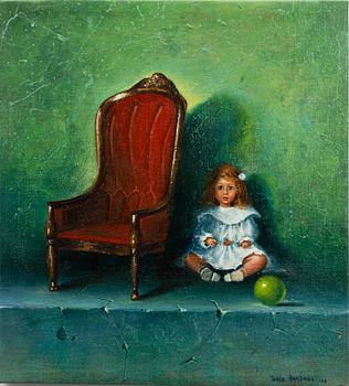 Tarik Hardaga, Girl by an armchair.