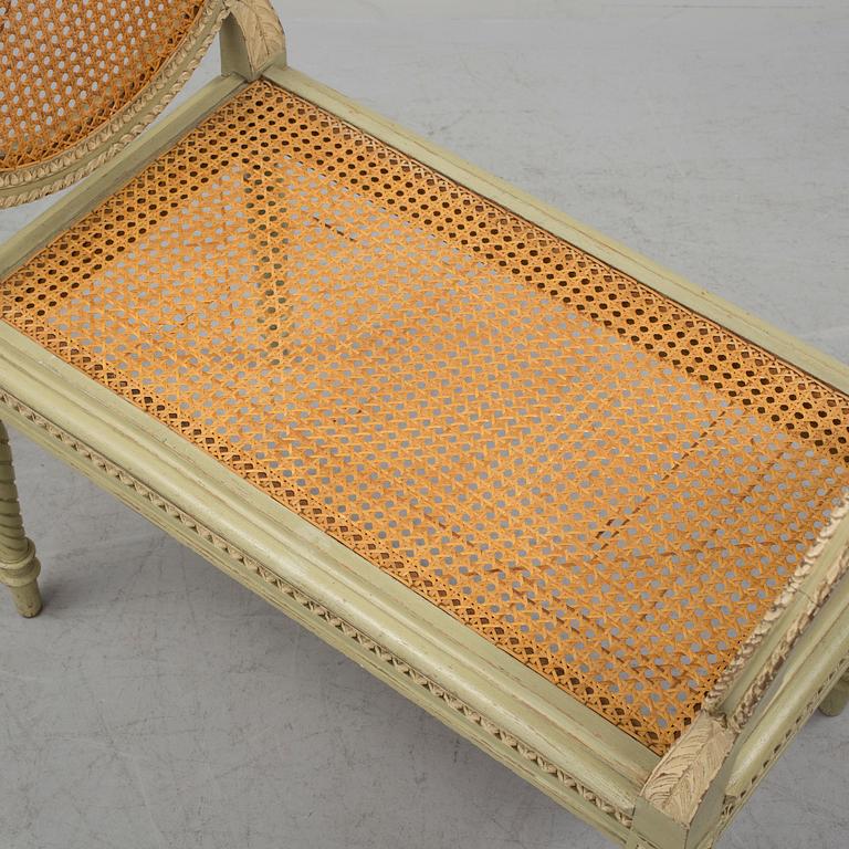 SALONGSGRUPP, 7 delar, gustaviansk stil, 1900-talets början.