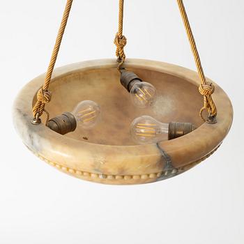 Takampel, alabaster, 1920-tal.