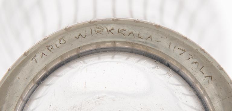 TAPIO WIRKKALA, MALJAKKO, lasia, 'Varsanjalka', signeerattu Tapio Wirkkala, Iittala.