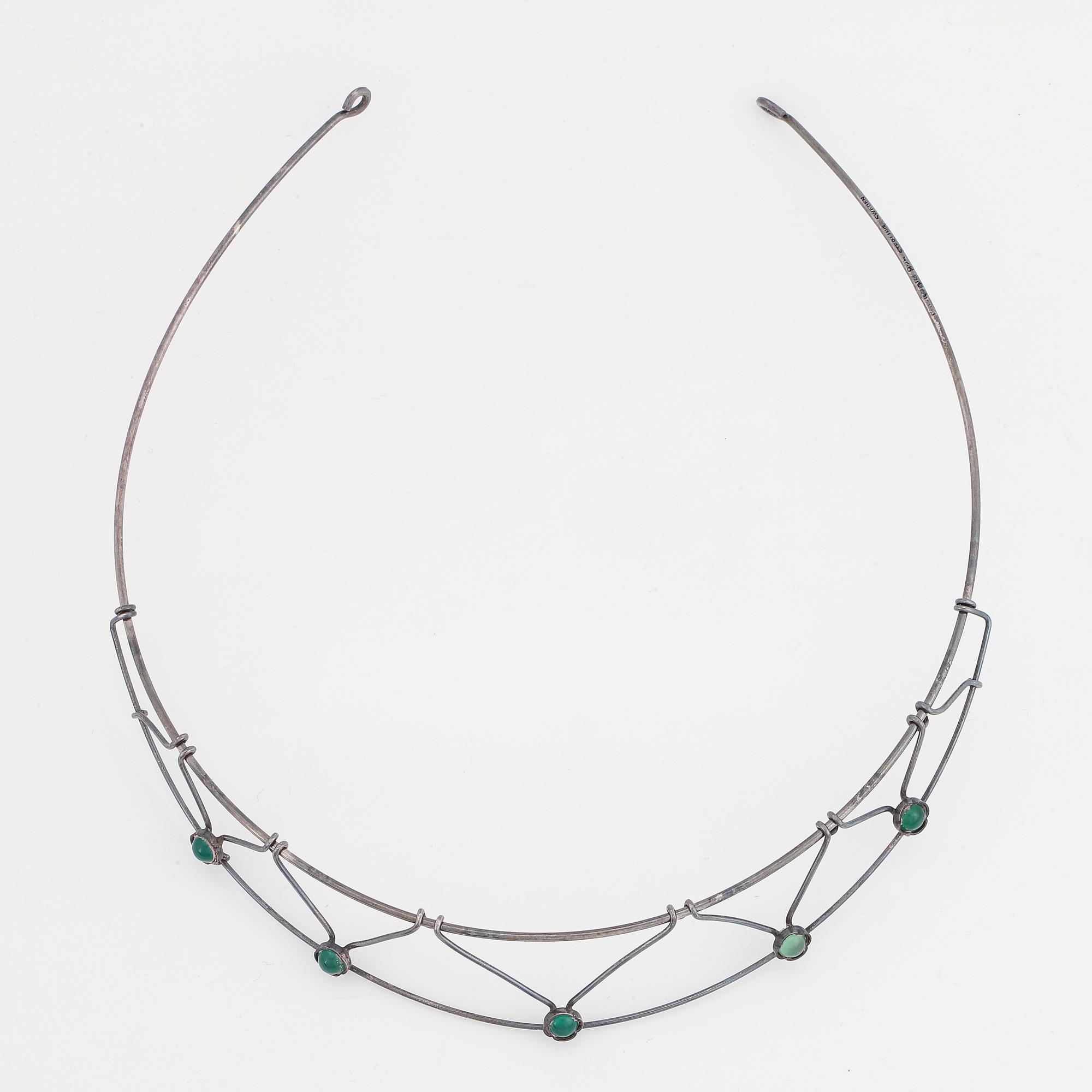 Sterling silver diadem.