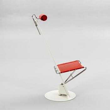 Börge Lindau & Bo Lindekrantz, Snurrstol, "Planka", Lammhults Möbel, modellen formgiven 1985.