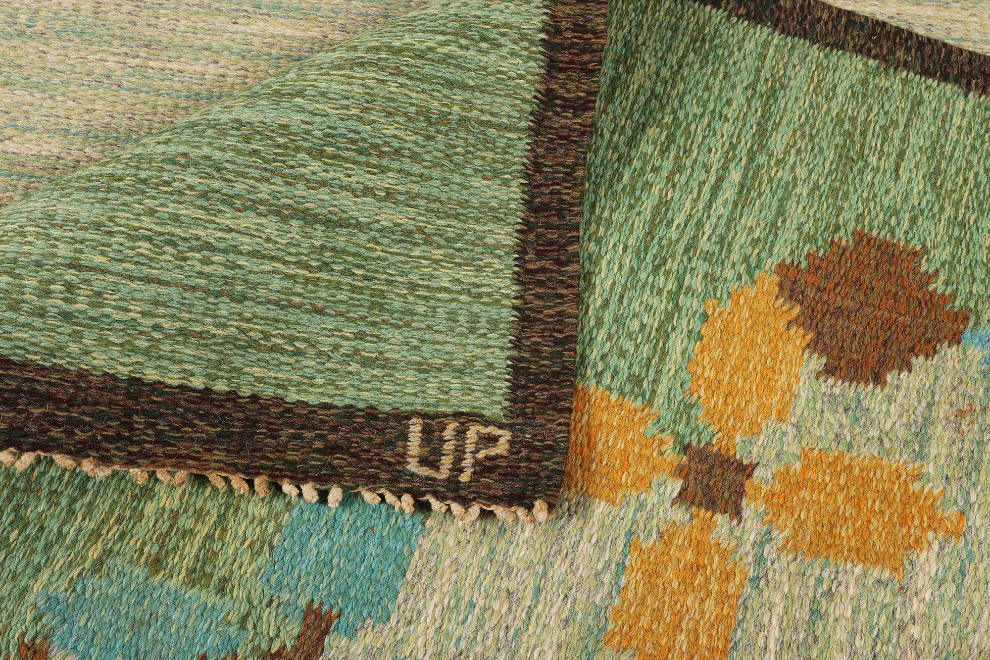Ulla Parkdal, a flat weave rug c. 197 x 140 cm.
