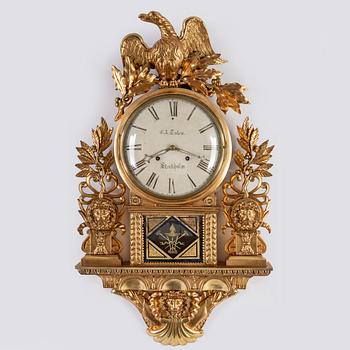 A Swedish Empire wall-clock.