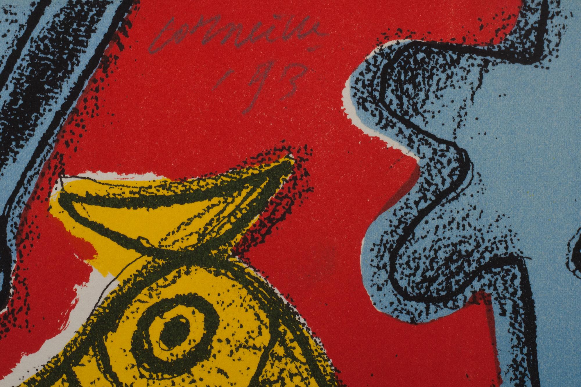 BEVERLOO CORNEILLE, färglitografi, signerad, numrerad 635/999 och daterad ´93.