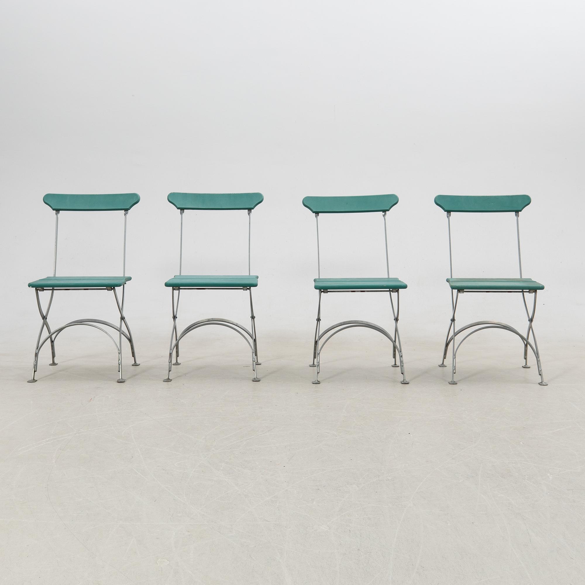 Garden group 4 pcs Grythyttan "Bryggeriserien" second half of the 20th century.