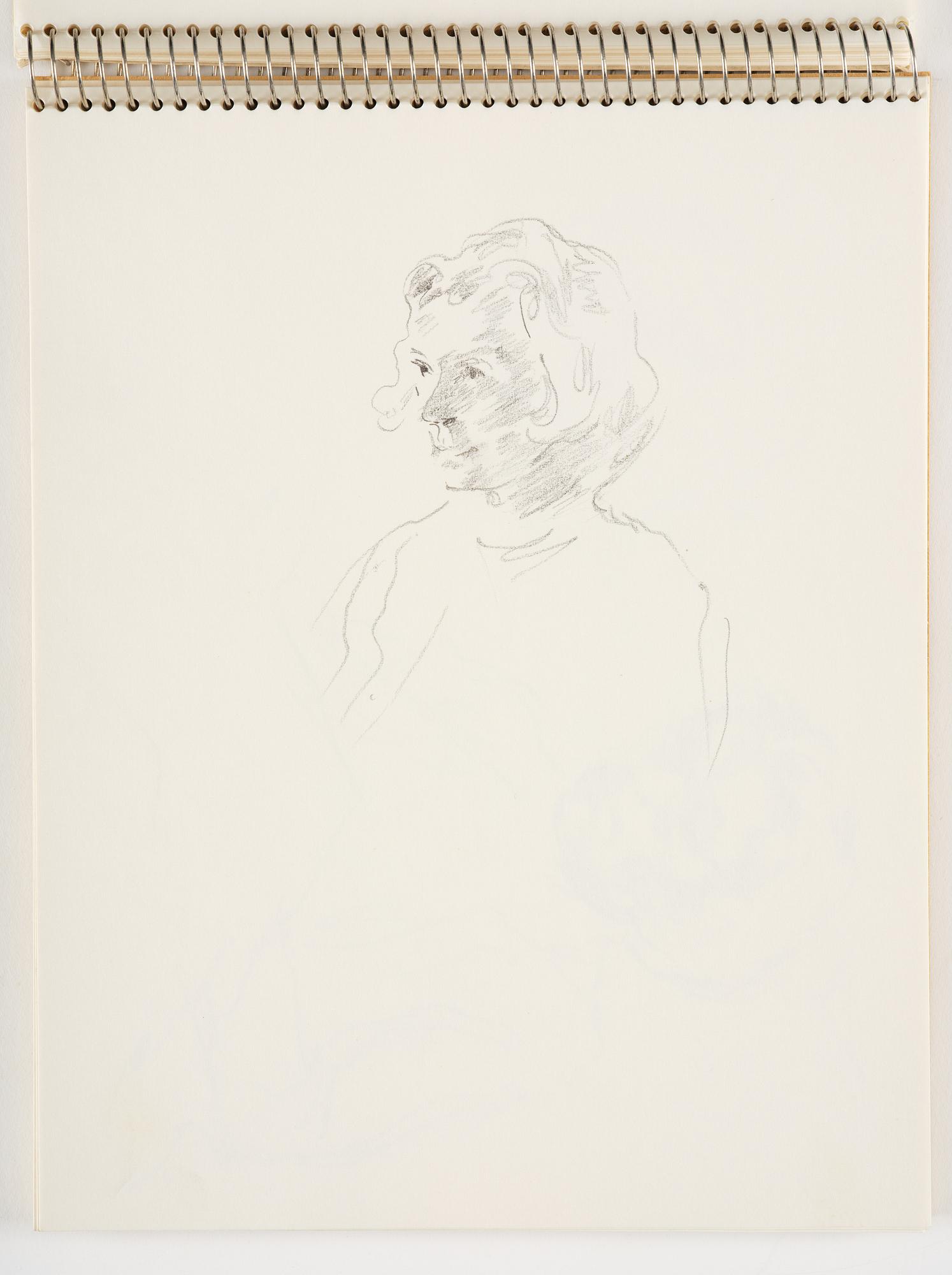 Lotte Laserstein, Sketchbook with approximately 42 drawings, of which 1 is signed.