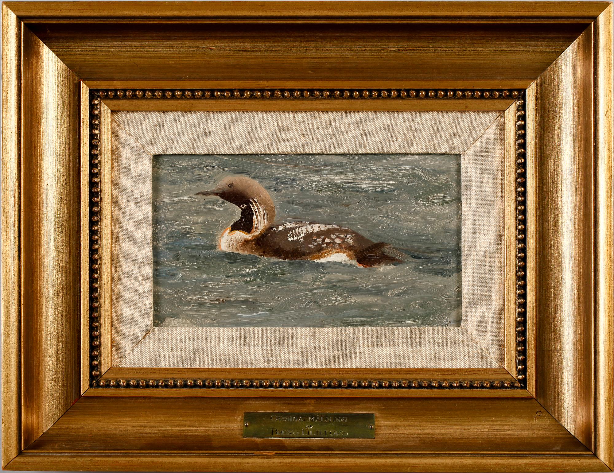 BRUNO LILJEFORS , tillskriven, olja på pannå.