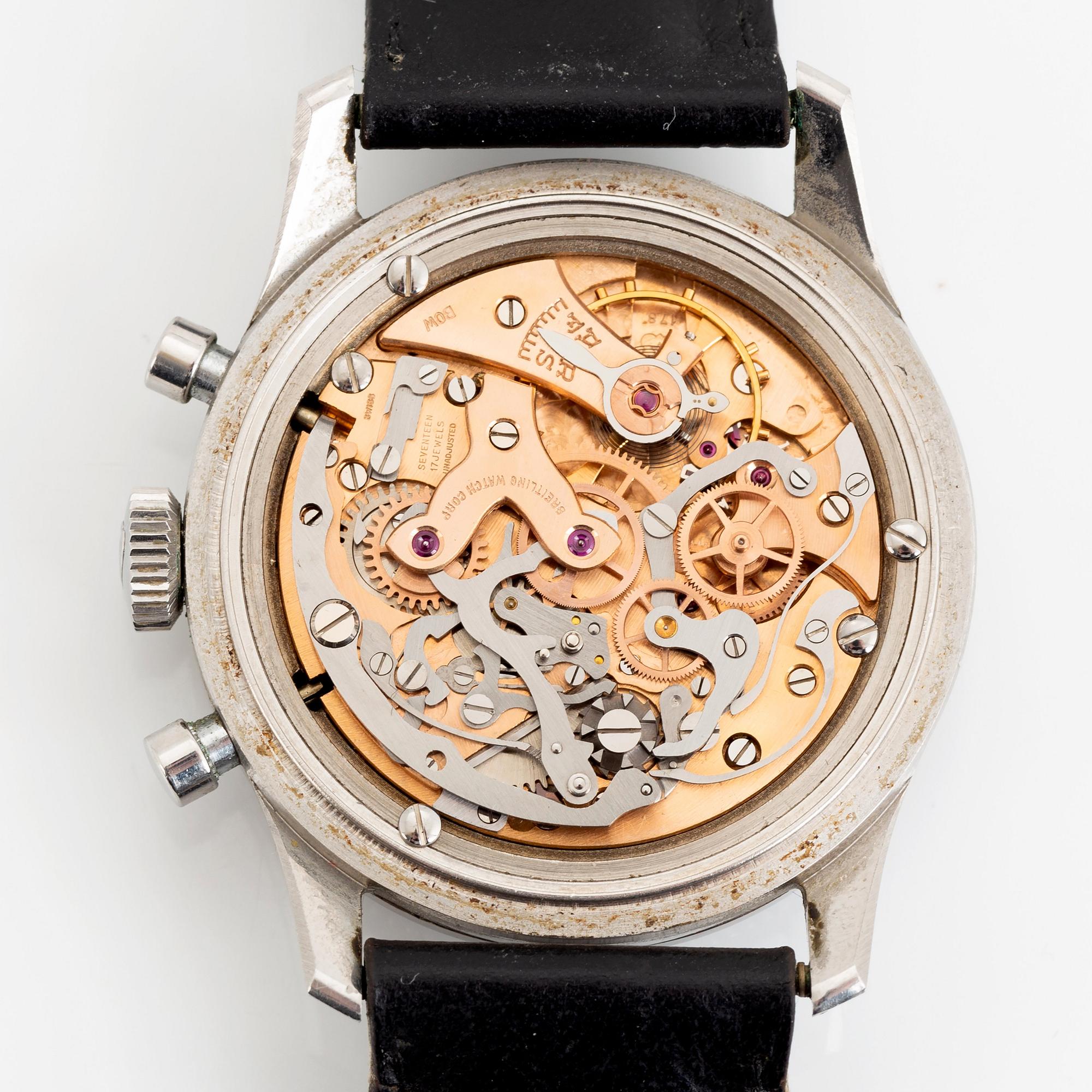 Breitling, Navitimer, kronograf, "AOPA, All Black Dial", ca 1956.