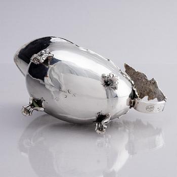 A Swedish 18th century silver cream-jug, mark of Pehr Zethelius, Stockholm 1771.
