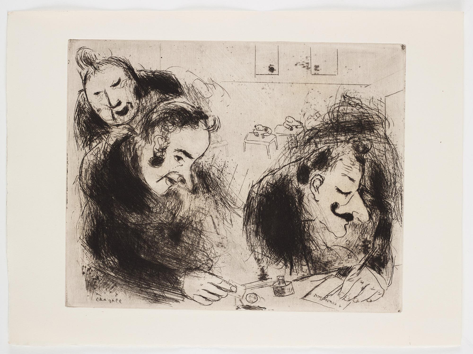 MARC CHAGALL, 71 st etsningar ur upplagan om 285 exemplar på Arches/MBM/J. Perrigot-papper, 1923-1948.