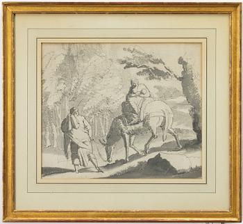 Louis Masreliez, attributed to, The Flight into Egypt.